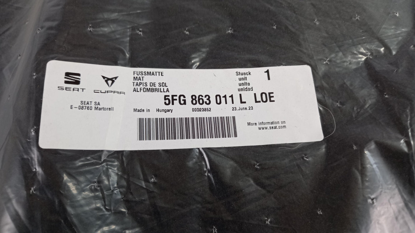 Original OE Volkswagen Fußmattensatz 5FG863011LLOE