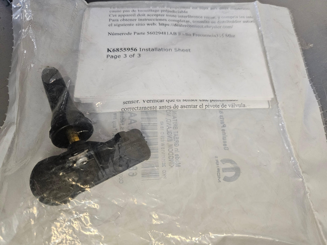 Original OE FIAT Reifendrucksensor K68406531AA