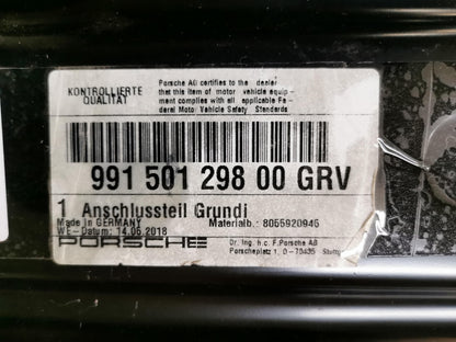 Original PORSCHE Boxster Cayman 911 991R Verbindungsstück rechts 99150129800GRV