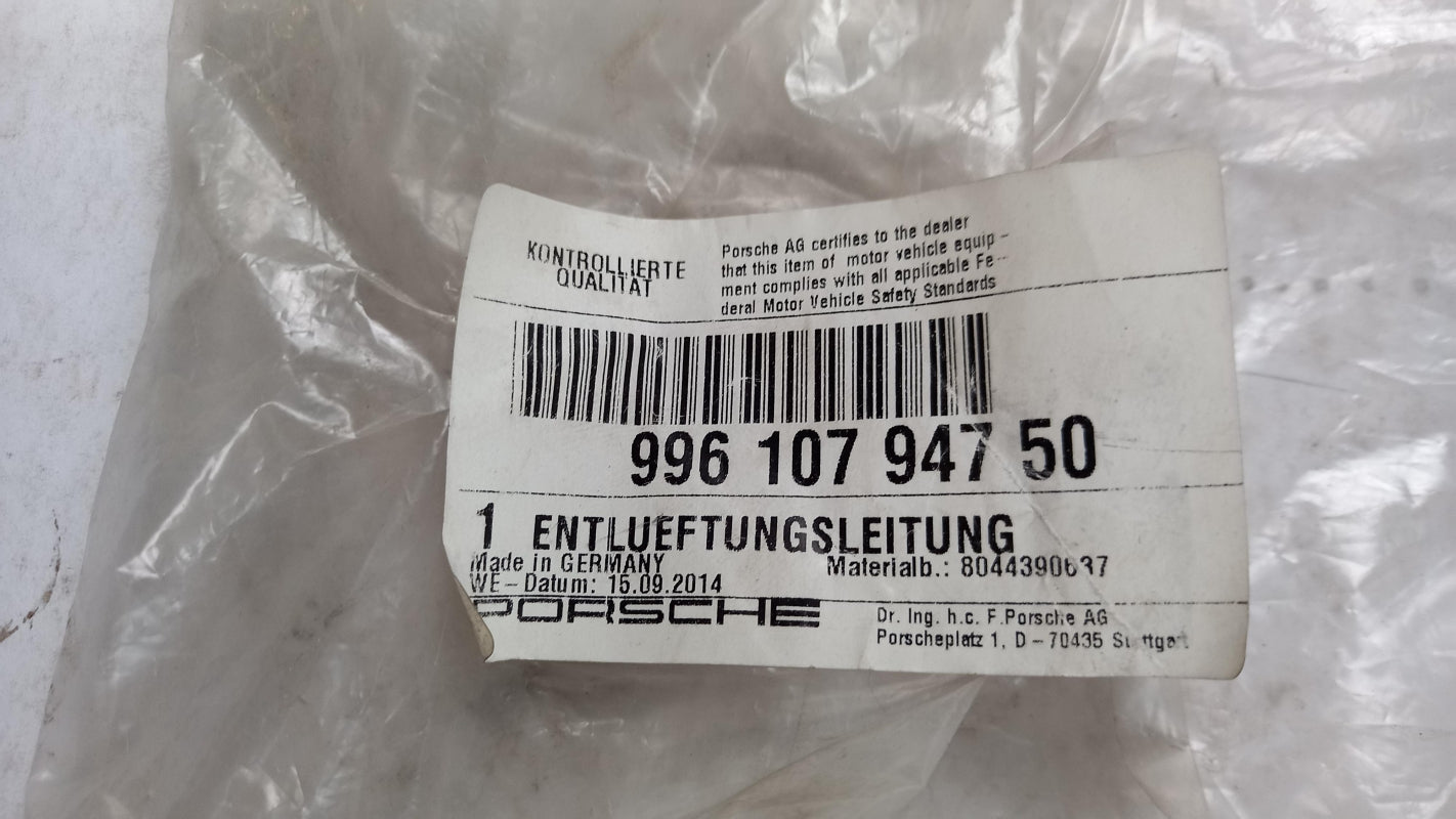 Original PORSCHE 911 996 Entlüftungsleitung 99610794750