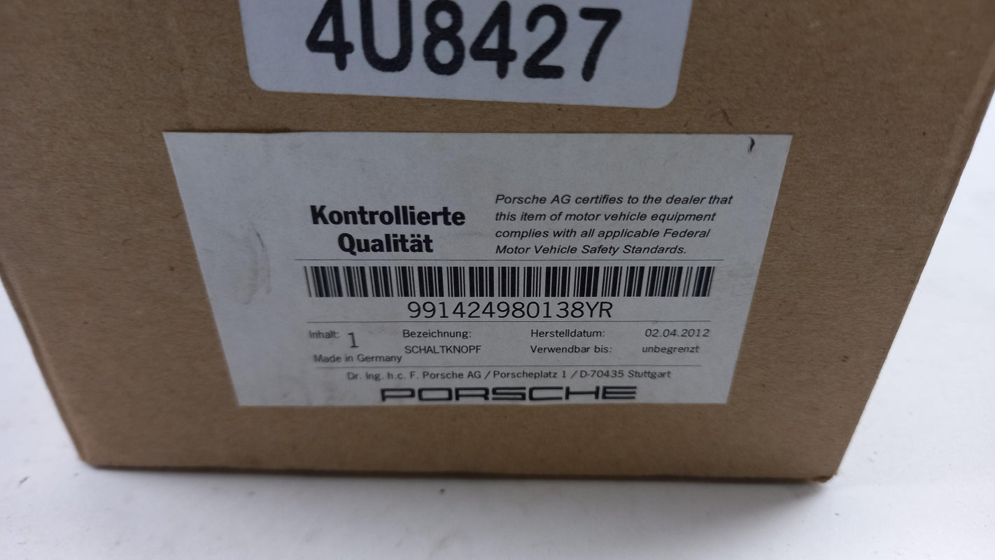 Original PORSCHE 911 Carrera 991 Schaltknauf Carbon schwarz 991424980138YR