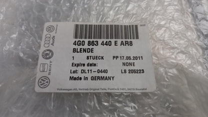 Original AUDI A6 A7 4G Mittelkonsole Blende alu-trigon 4G0863440EAR8