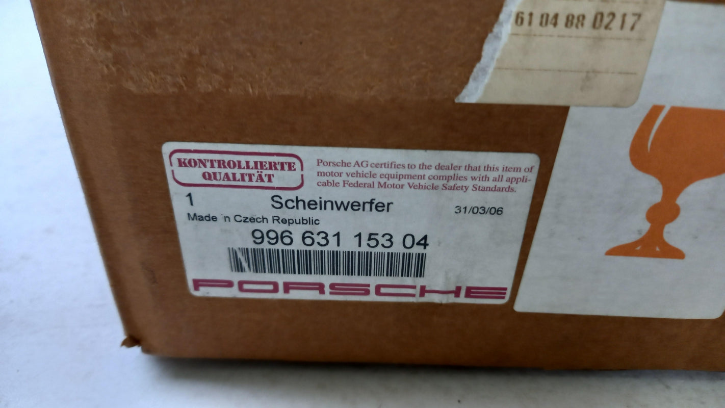 Original OE PORSCHE Scheinwerfer 99663115304