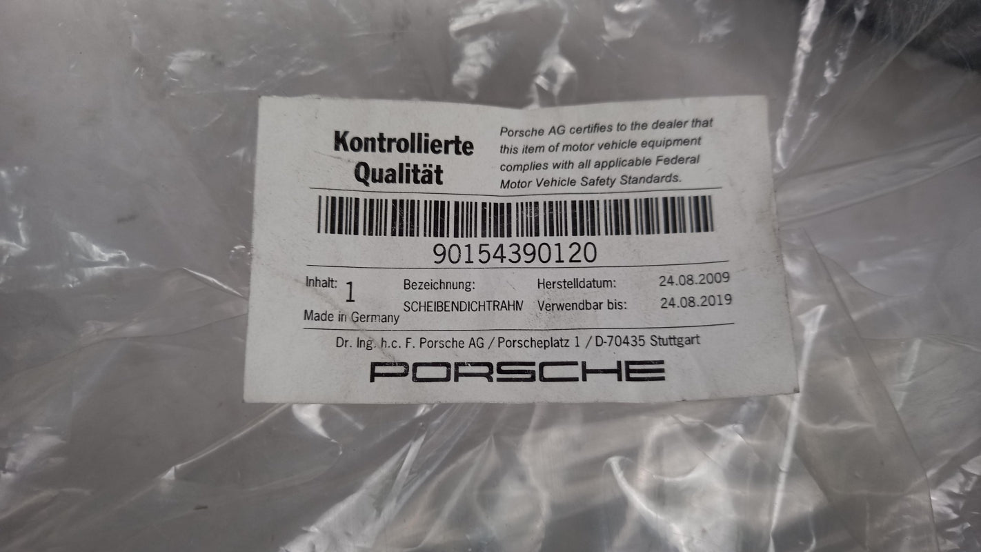 Original OE PORSCHE Seitenscheibe Dichtung 90154390120