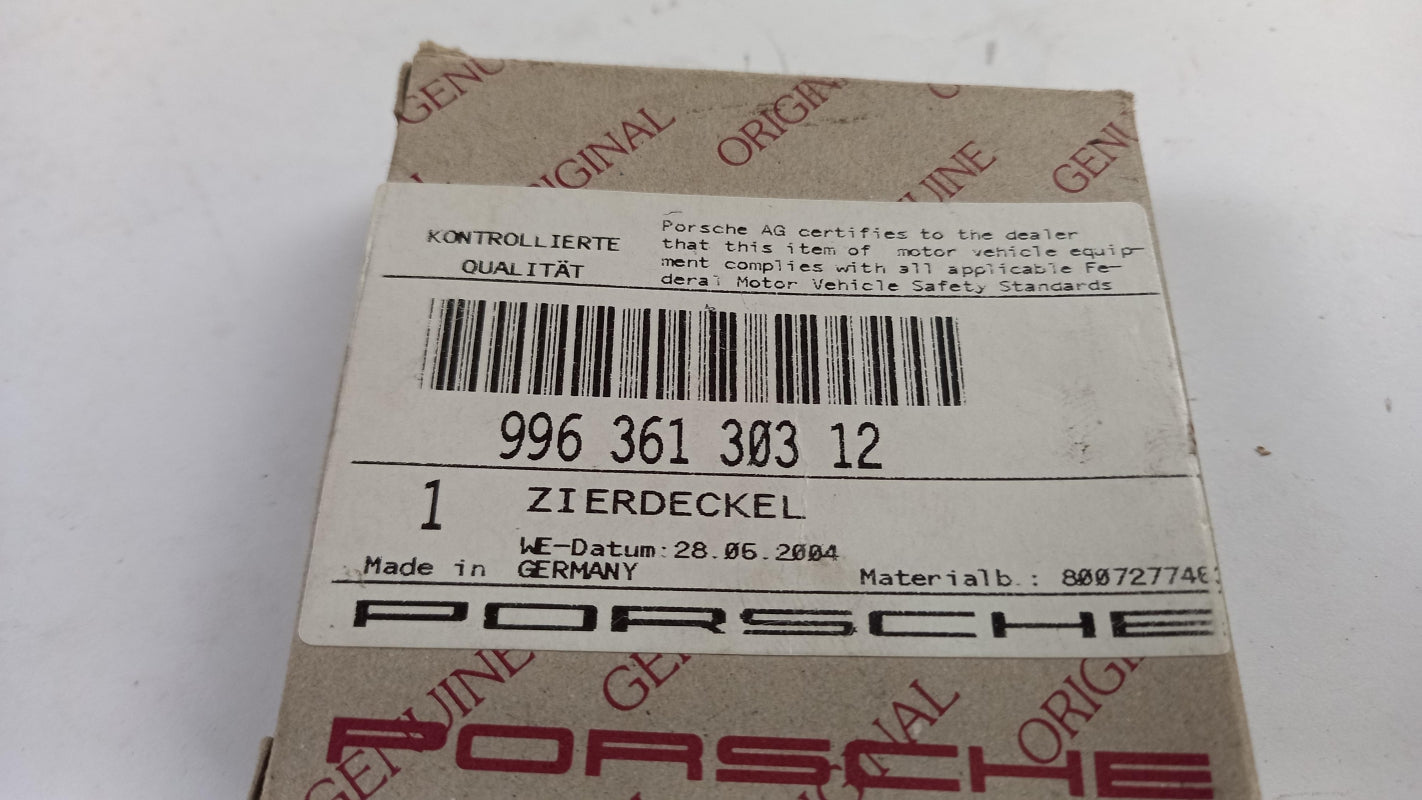 Original PORSCHE 911 (996) Radkappe Hochglanz für Chromfelgen 99636130312