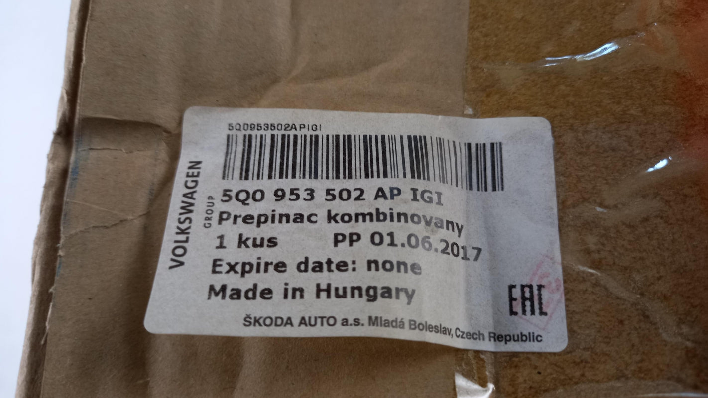 Original OE Volkswagen Lenkstockschalter 5Q0953502APIGI