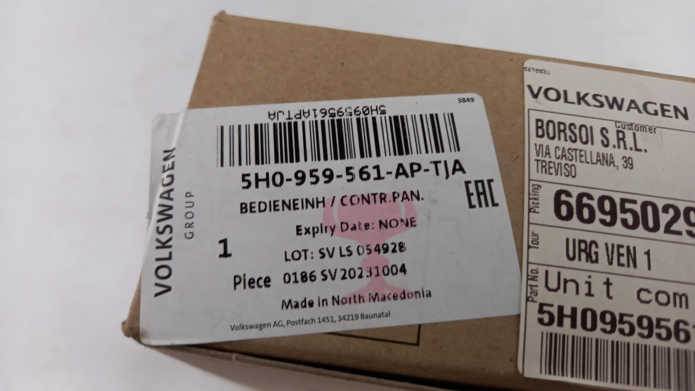 Original VW Golf 8 SEAT Leon KL LED-Innenleuchte schwarz/silber 5H0959561APTJA