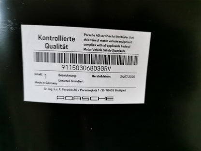 Original PORSCHE 911 SC 74-89 Stoßfängerabdeckung hinten rechts 91150306803GRV