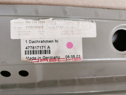 Original PORSCHE 924 924S 944 968 Dachrahmen hinten 477817171A