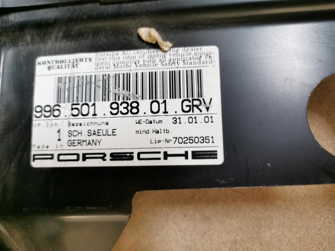 Original PORSCHE 911 996 Boxster 986 Scharniersäule rechts 99650193801GRV