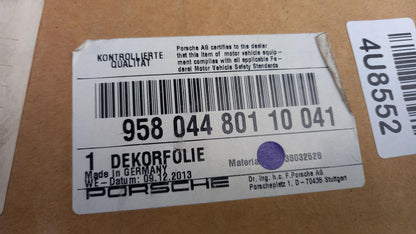 Original PORSCHE Cayenne 9PA Dekorfoliensatz "Cayenne" schwarz 95804480110041