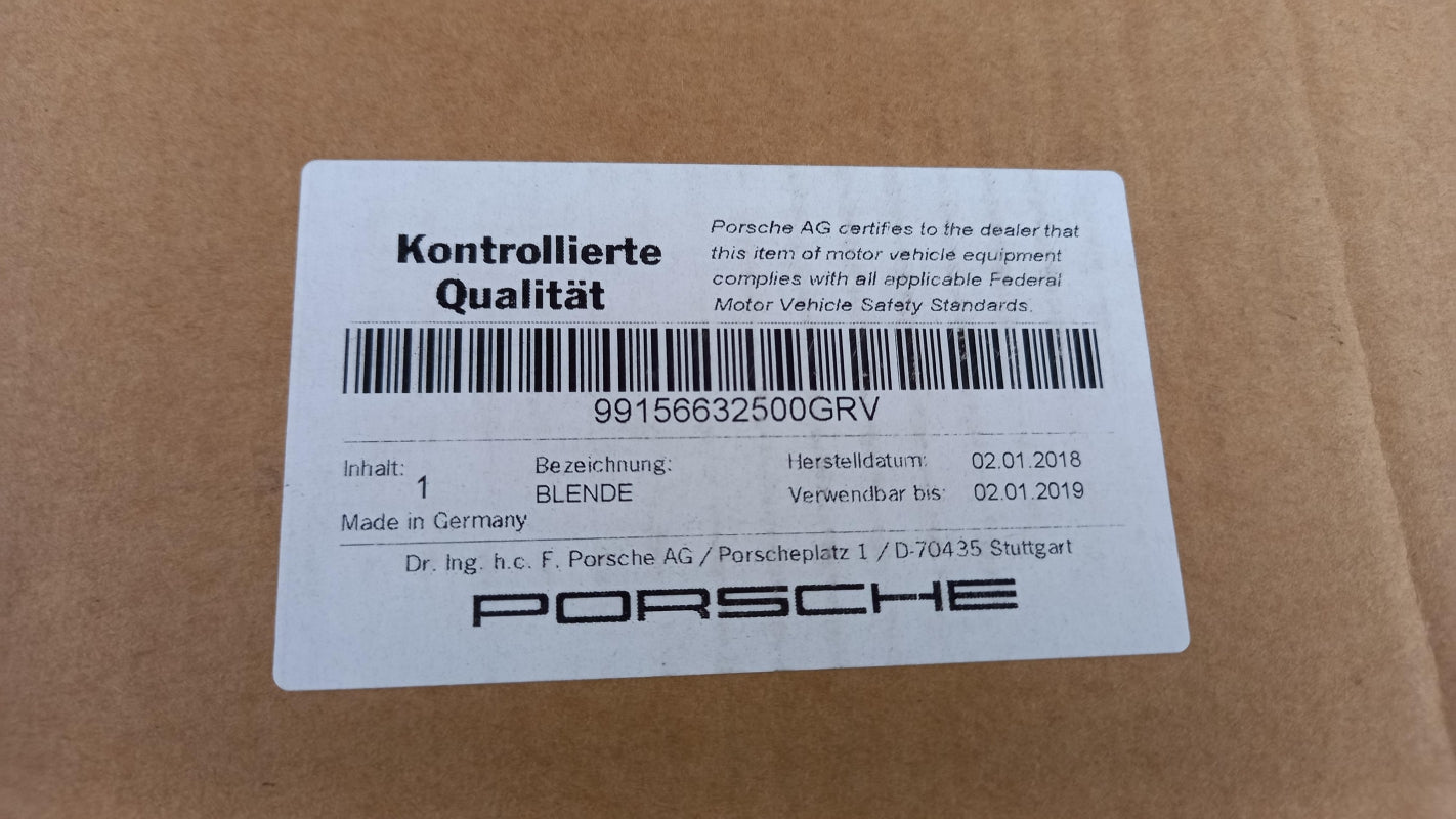 Original OE PORSCHE Dach Zierleiste 99156632500GRV
