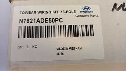 Original HYUNDAI Tucson (MY24) Anhängerkupplung Elektrosatz 13-Pin N7621ADE50PC