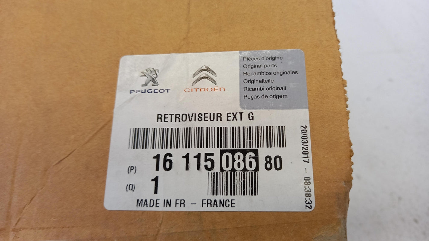 Original PEUGEOT 308 (T9) 2013-2021 Außenspiegel Rückspiegel Links 1611508680