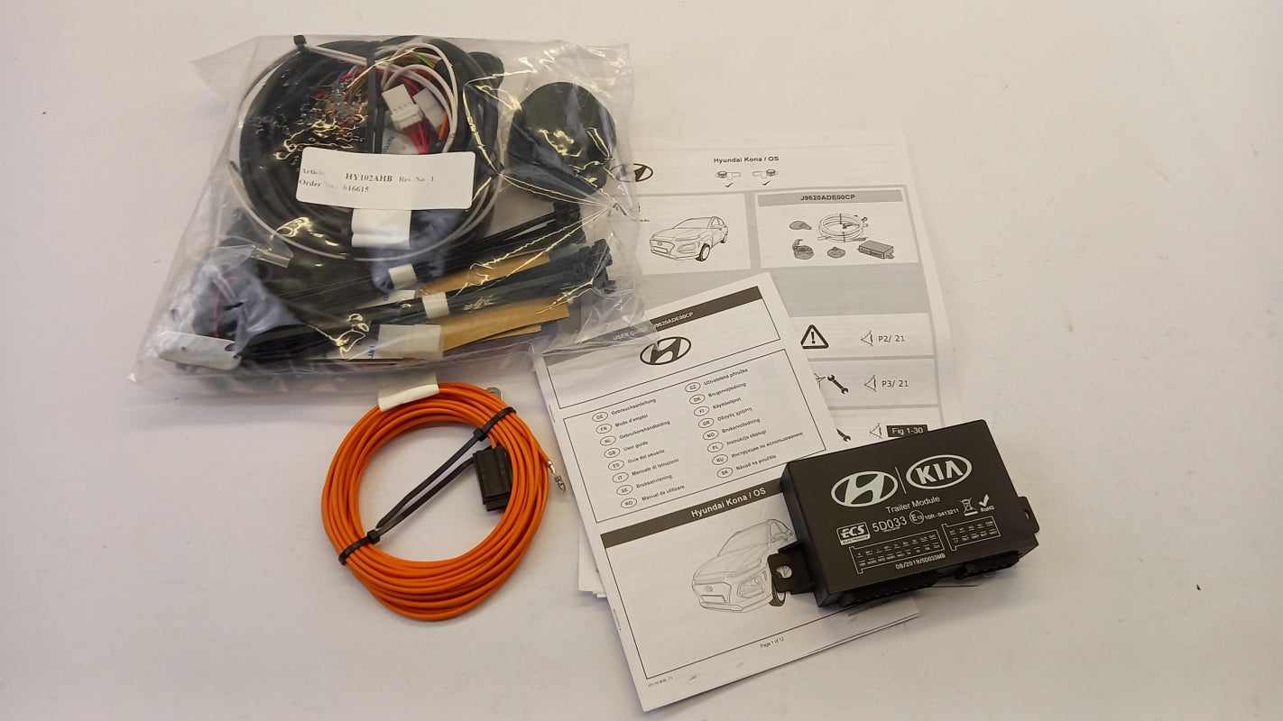 Original HYUNDAI Kona OS 17-23 Anhängerkupplung Elektrosatz 7-pol J9620ADE00CP