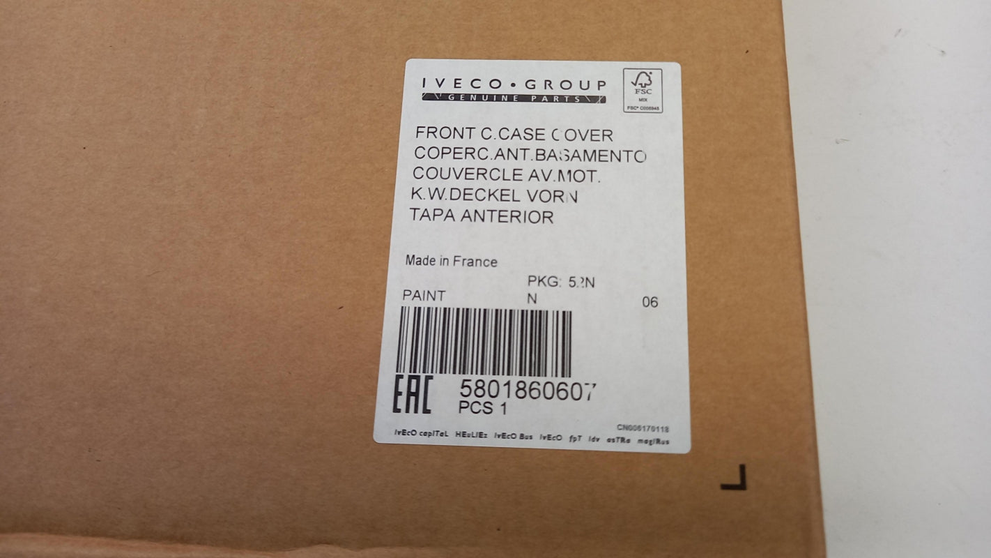 Original IVECO Daily 2.3 Steuergehäuse Abdeckung 5801860607
