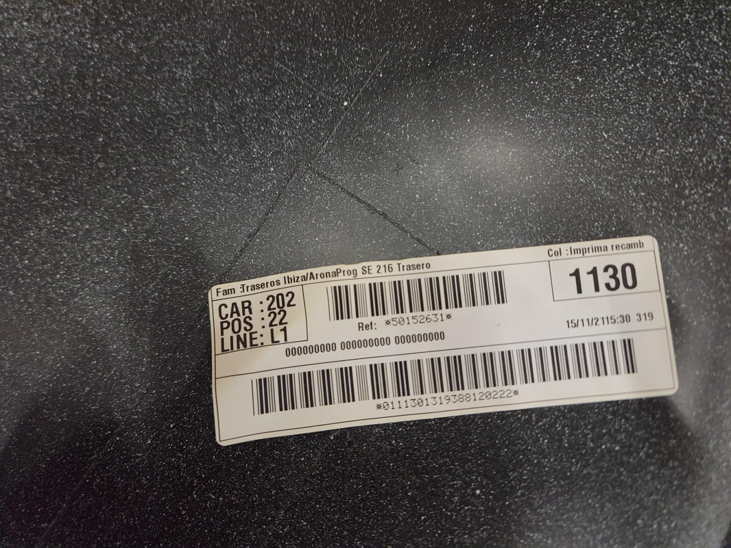 Original SEAT Arona 2017> Stoßstange hinten 6F9807421GRU