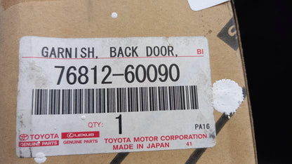 Original TOYOTA Land Cruiser Prado 09-17 Kofferraumverkleidung außen 7681260090