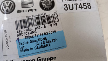 Original AUDI A6 Allroad Quattro 4F Tür Zierleiste vorne links 4F9853959BV7W