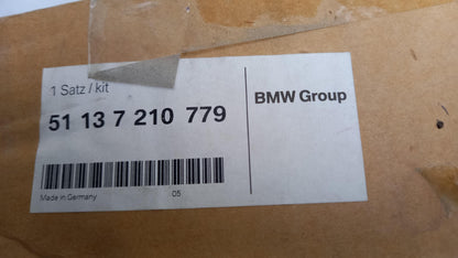 Original BMW X6 E71 E72 Abdeckkappensatz silber 51137210779
