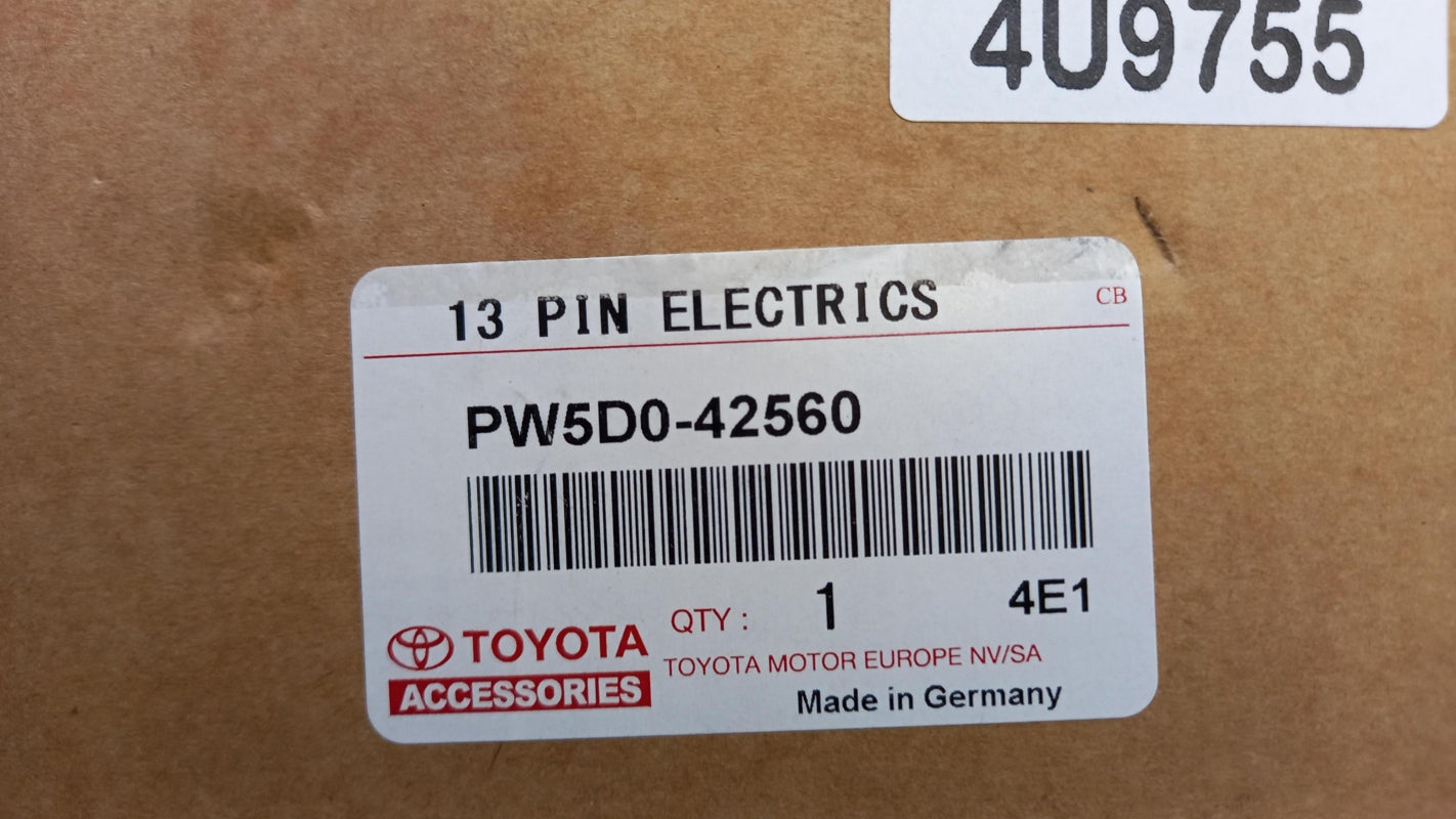 Original TOYOTA RAV4 2018- Anhängerkupplung Elektrosatz 13-pol PW5D042560