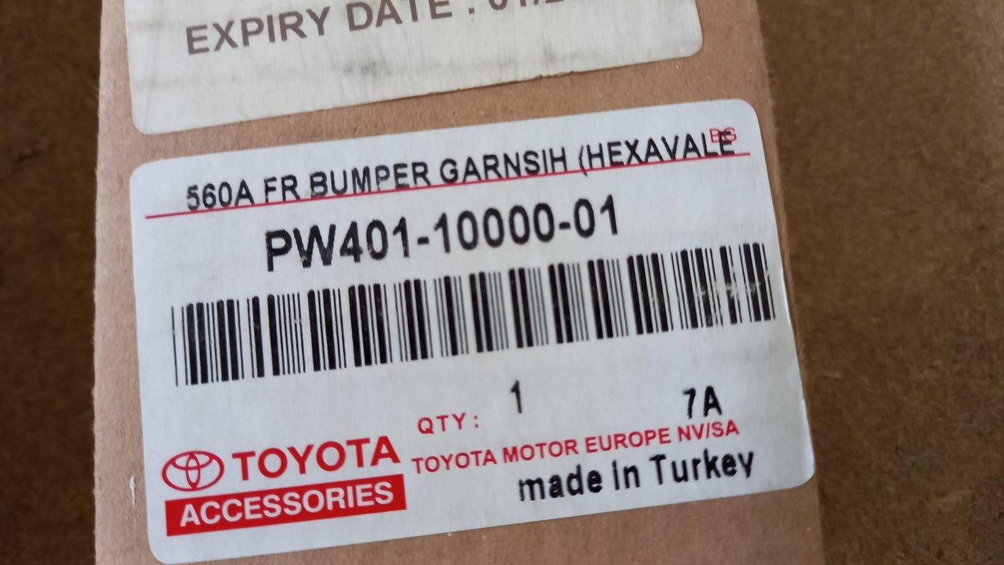 Original TOYOTA C-HR (2017-2022) Frontstoßstangenverkleidung Chrom PW4011000001