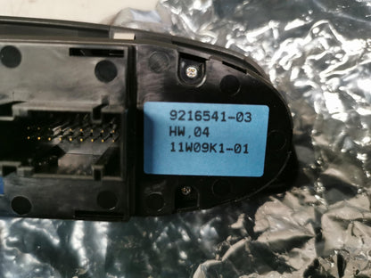 Original BMW 1er E87 Fensterheberschalter schwarz Fahrerseite 61319216541