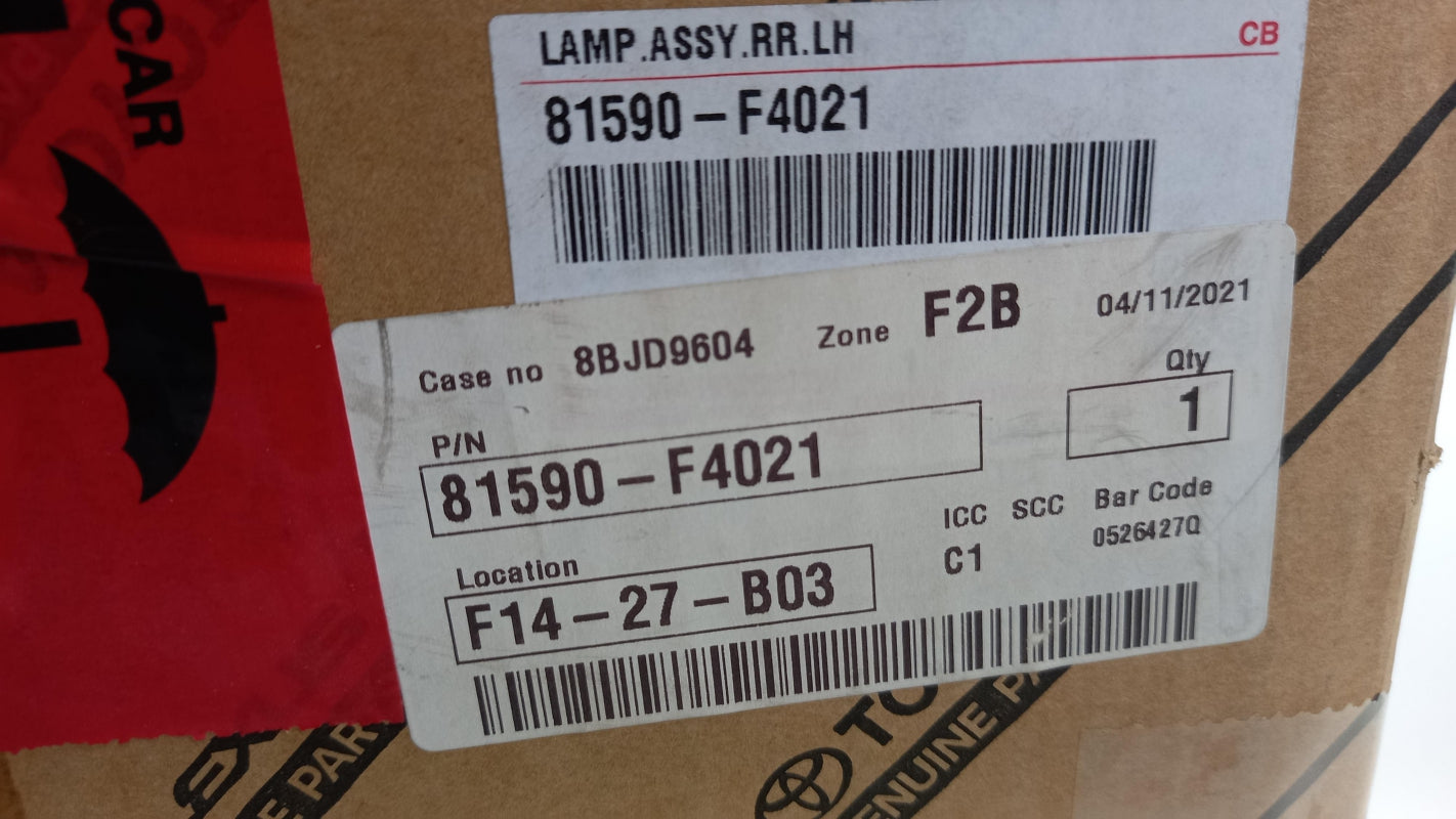Original TOYOTA C-HR 2016- Heckleuchte Rücklicht links 81590F4021
