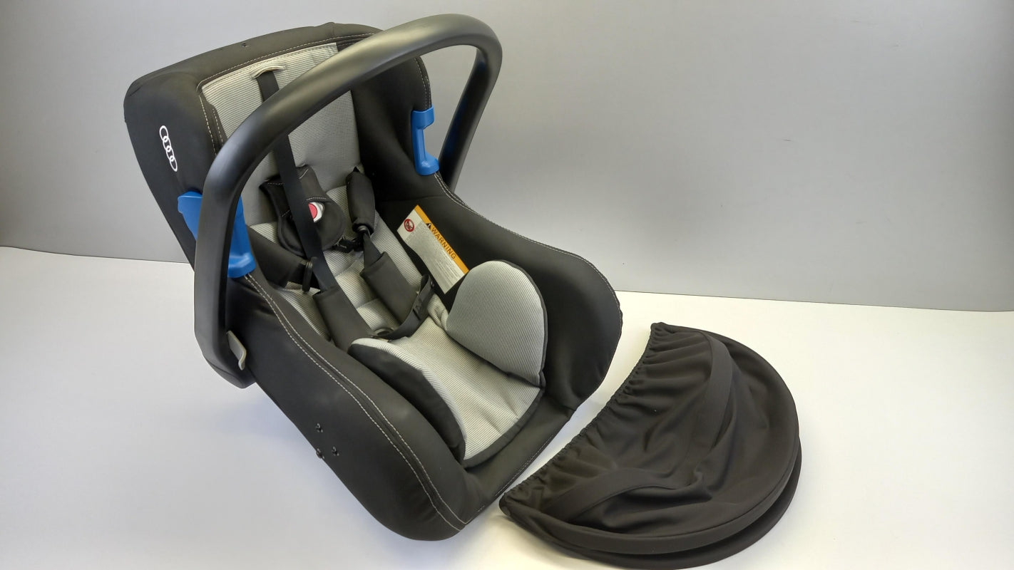 Original AUDI Kindersitz 0-13kg 0-15 monaten schwarz/grau 4L0019901B