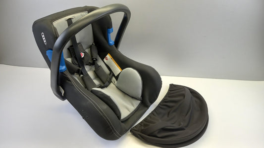 Original AUDI Kindersitz 0-13kg 0-15 monaten schwarz/grau 4L0019901B