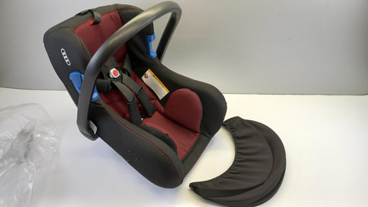 Original AUDI Kindersitz 0-13kg 0-15 monaten Misano rot/schwarz 4L0019900D
