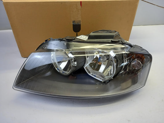 Original AUDI A3 8P Halogen Hauptscheinwerfer Frontlicht links 8P0941003H