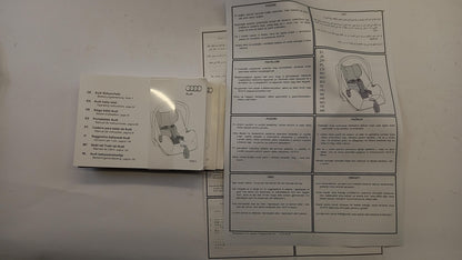 Original AUDI Kindersitz 0-13kg 0-15 monaten Misano rot/schwarz 4L0019900D