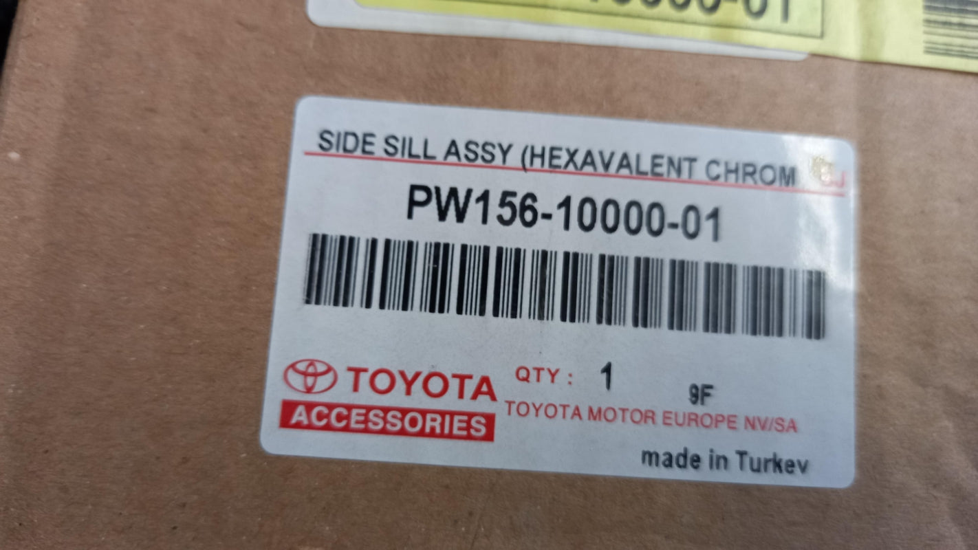 Original TOYOTA C-HR Seitenzierleisten 4-teilig verchromt PW1561000001
