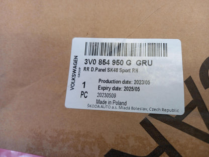 Original OE Volkswagen Tür Zierleiste 3V0854950GGRU