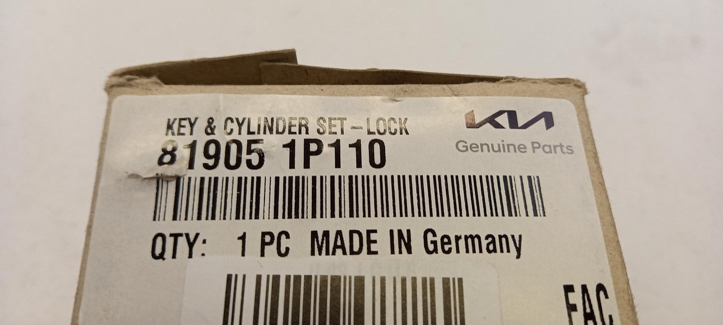 Original KIA Venga DN -2019 Schließzylinder Satz 819051P110