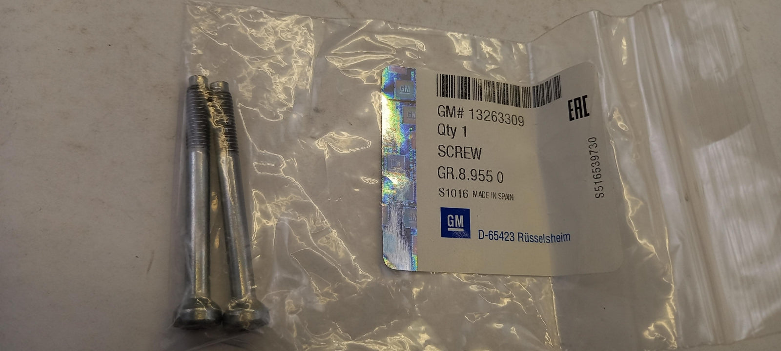 Original OE OPEL screw set 13263309 
