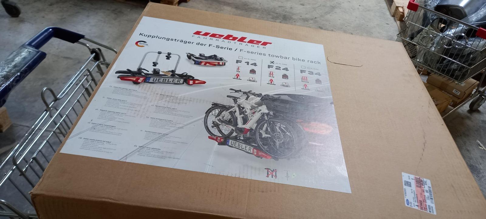 Original FORD Transit Custom B-Max Anhängerkupplung Fahrradträger 2474456