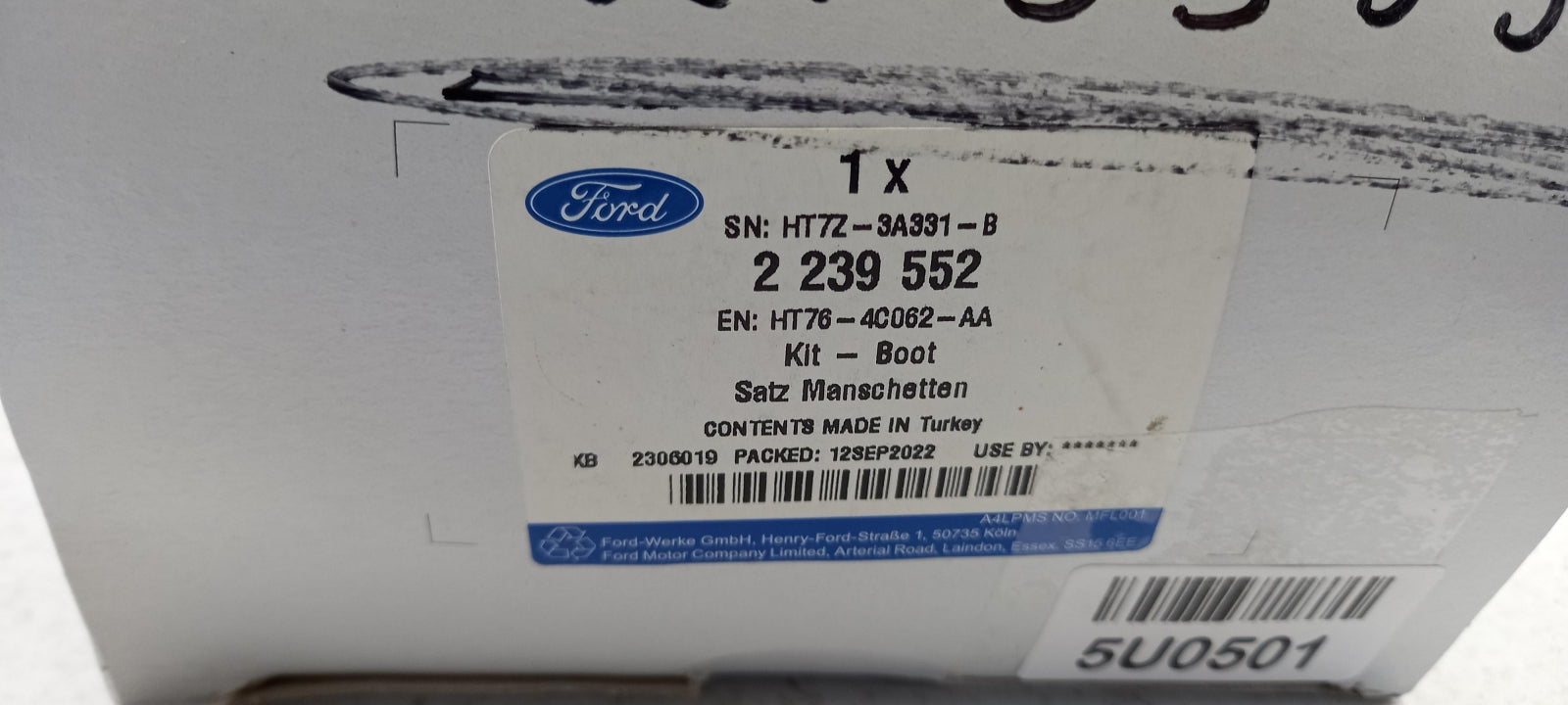 Original OE FORD Antriebswelle Faltenbalgsatz 2239552