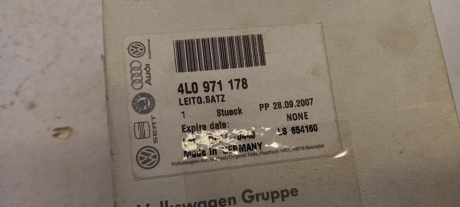 Original AUDI Q7 4L Kabelbaum für Telefon 4L0971178