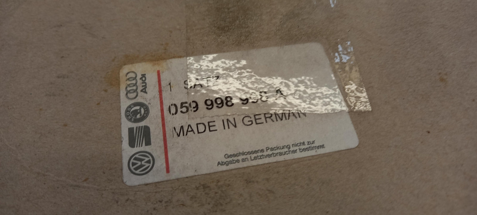 Original AUDI 100 Keilrippenriemensatz 059998998A