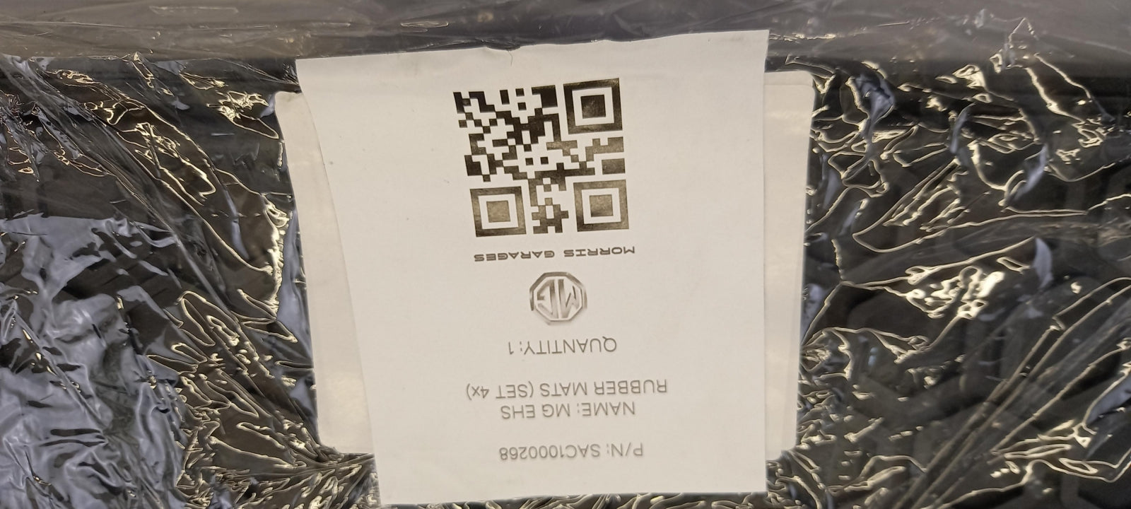 Original MG EHS PHEV LHD 2020- Fußmattensatz schwarz 4 tlg. SAC1000268