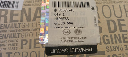 Original OPEL Movano-B Anhängerkupplung Elektrosatz 13-polig 95599745