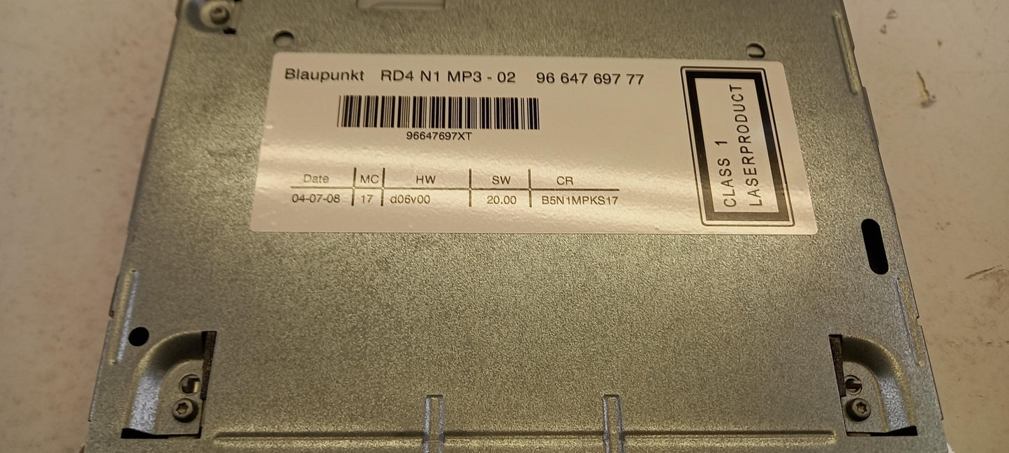 Original CITROEN C4 Autoradio CD-Player MP3 657934