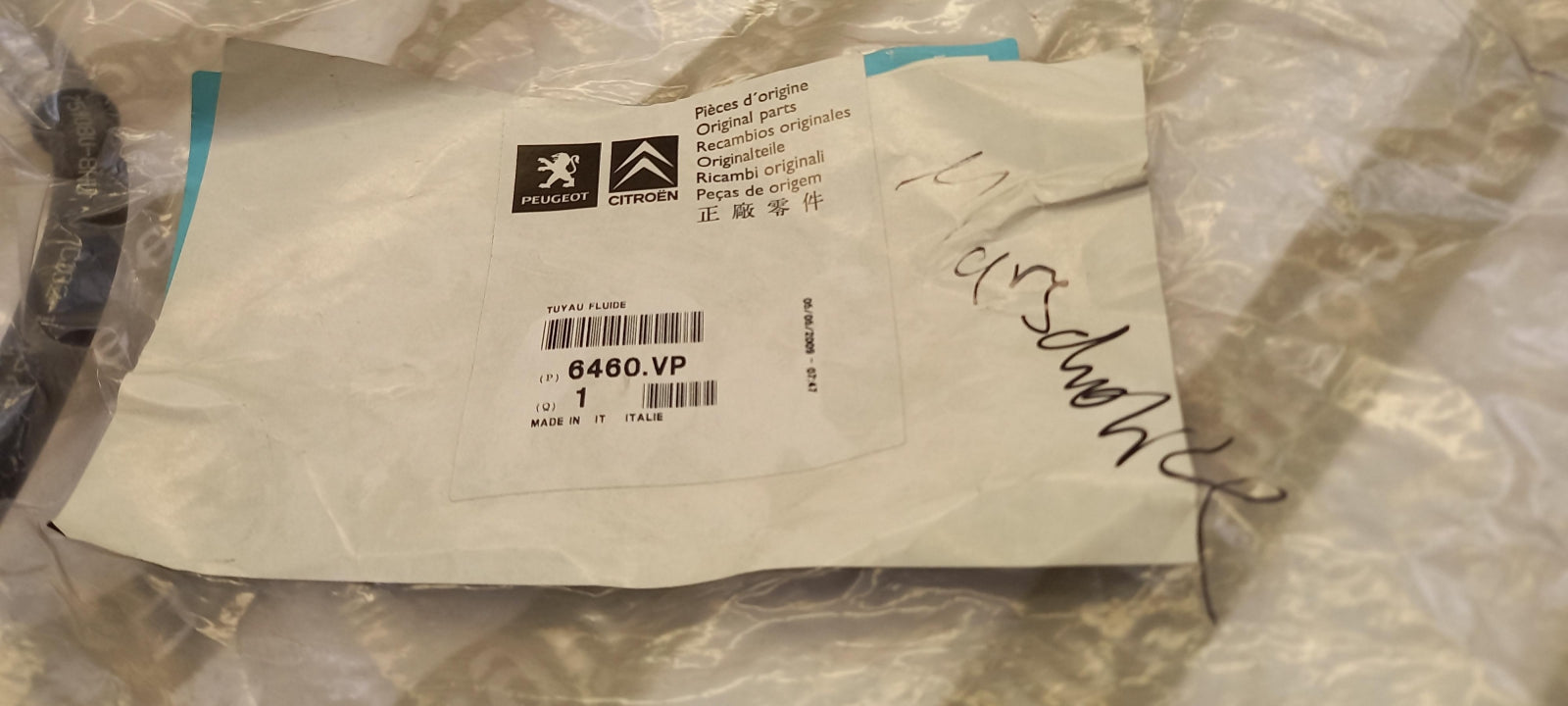 Original PEUGEOT Boxer X250 CITROEN Jumper III Klimaanlage Druckleitung 6460VP