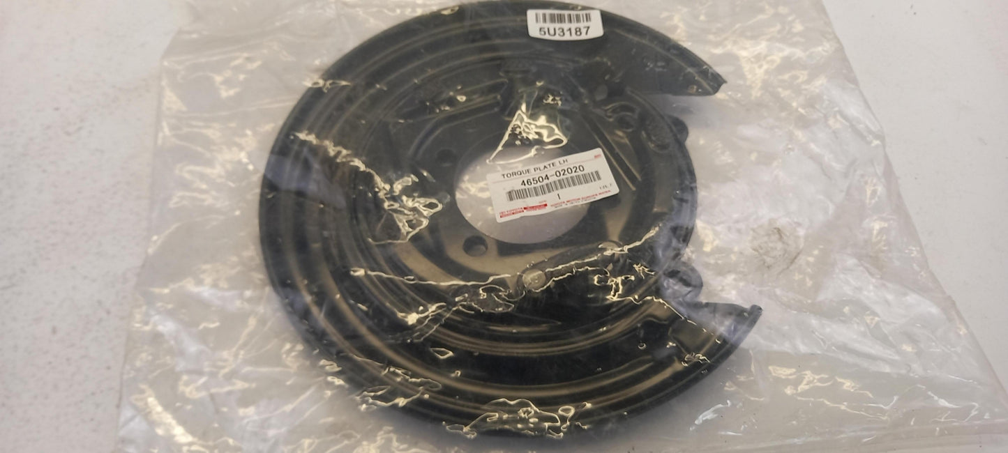 Original TOYOTA Corolla 01-07 Bremsscheibe Spritzblech links 4650402020