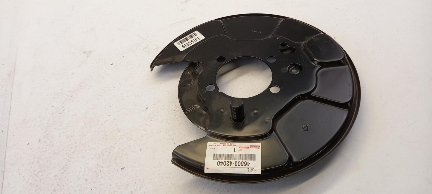 Original TOYOTA RAV4 05-19 Bremsscheibe Spritzblech rechts 4650342040