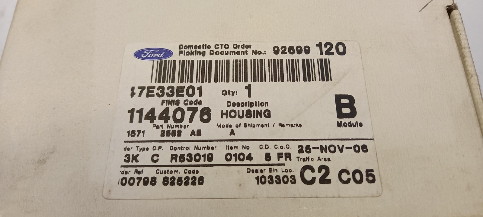Original OE FORD Bremssattel 1144076