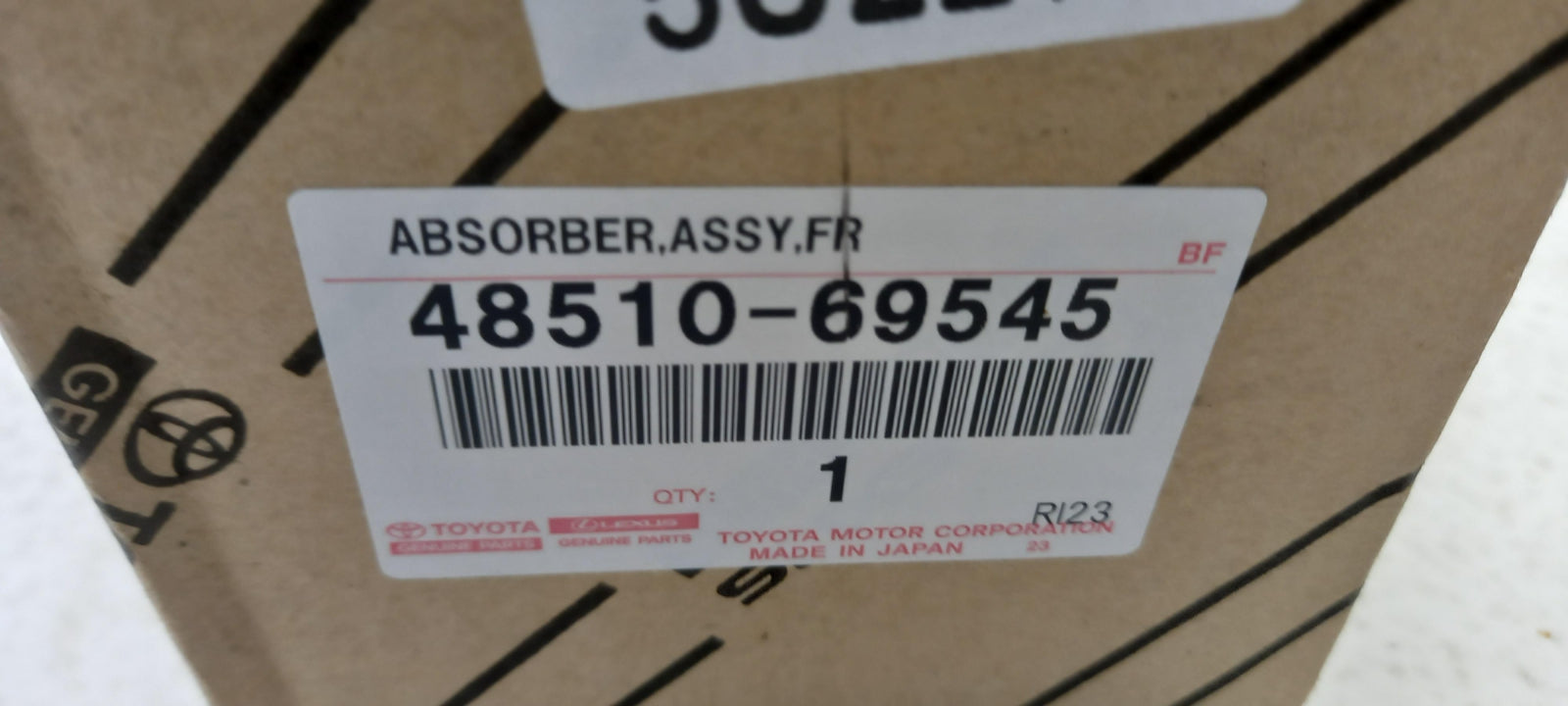 Original TOYOTA Land Cruiser Stoßdämpfer vorne 4851069545