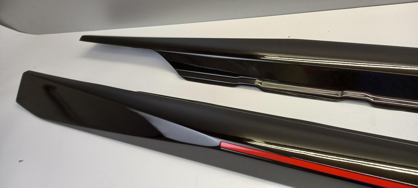 Original PEUGEOT 108 Seitenschweller Satz 2-teilig Ligne S  schwarz 1611186680